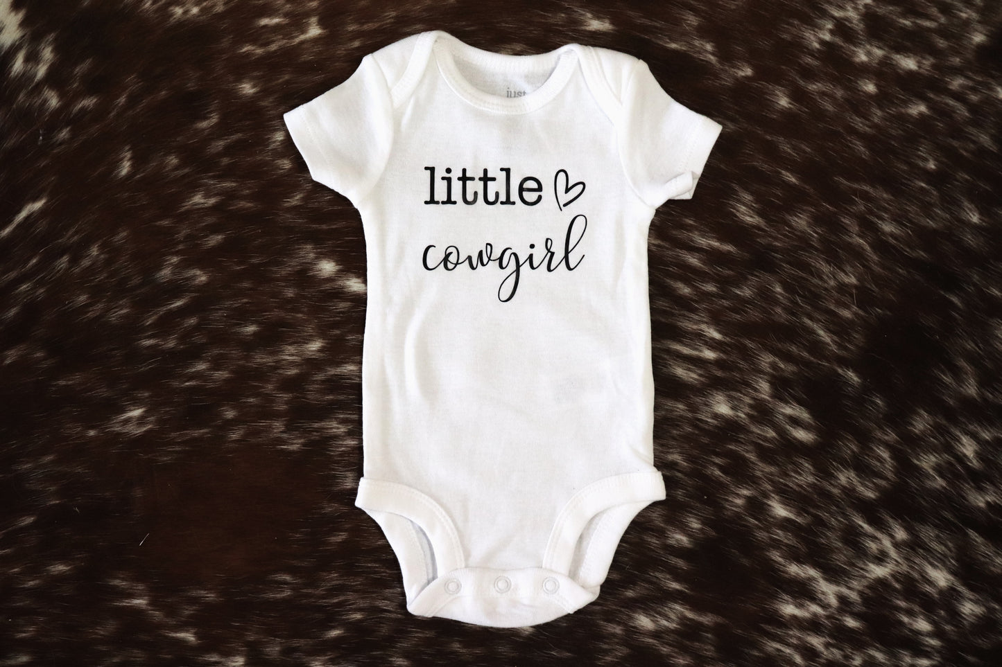 Little Cowgirl Western Baby Bodysuit
