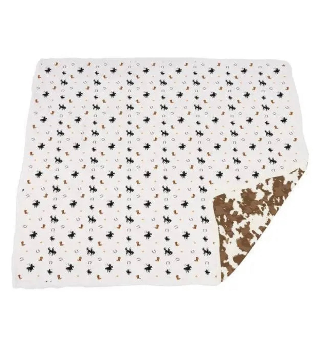 Cowboys and Cowhide Newcastle Blanket
