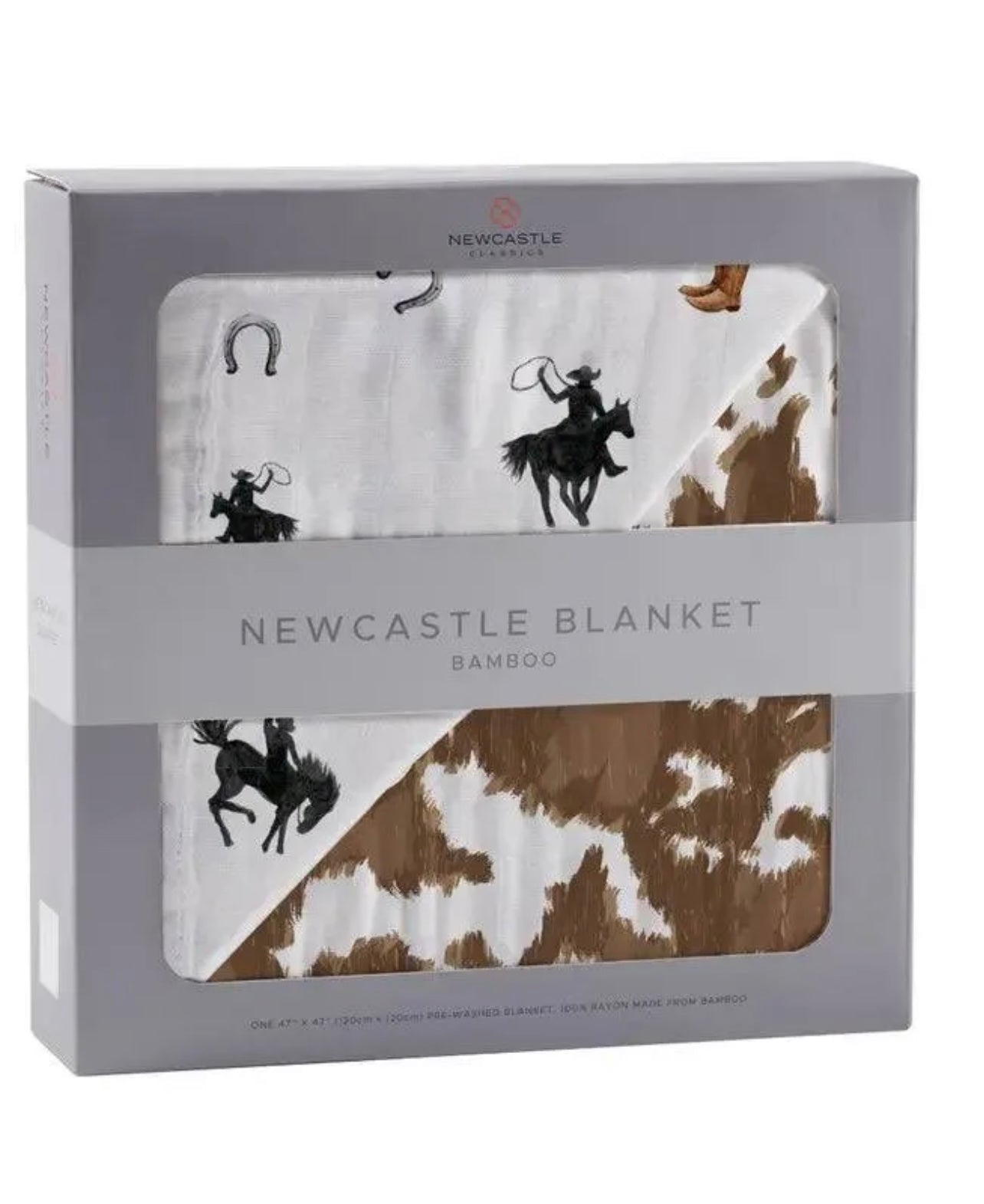 Cowboys and Cowhide Newcastle Blanket