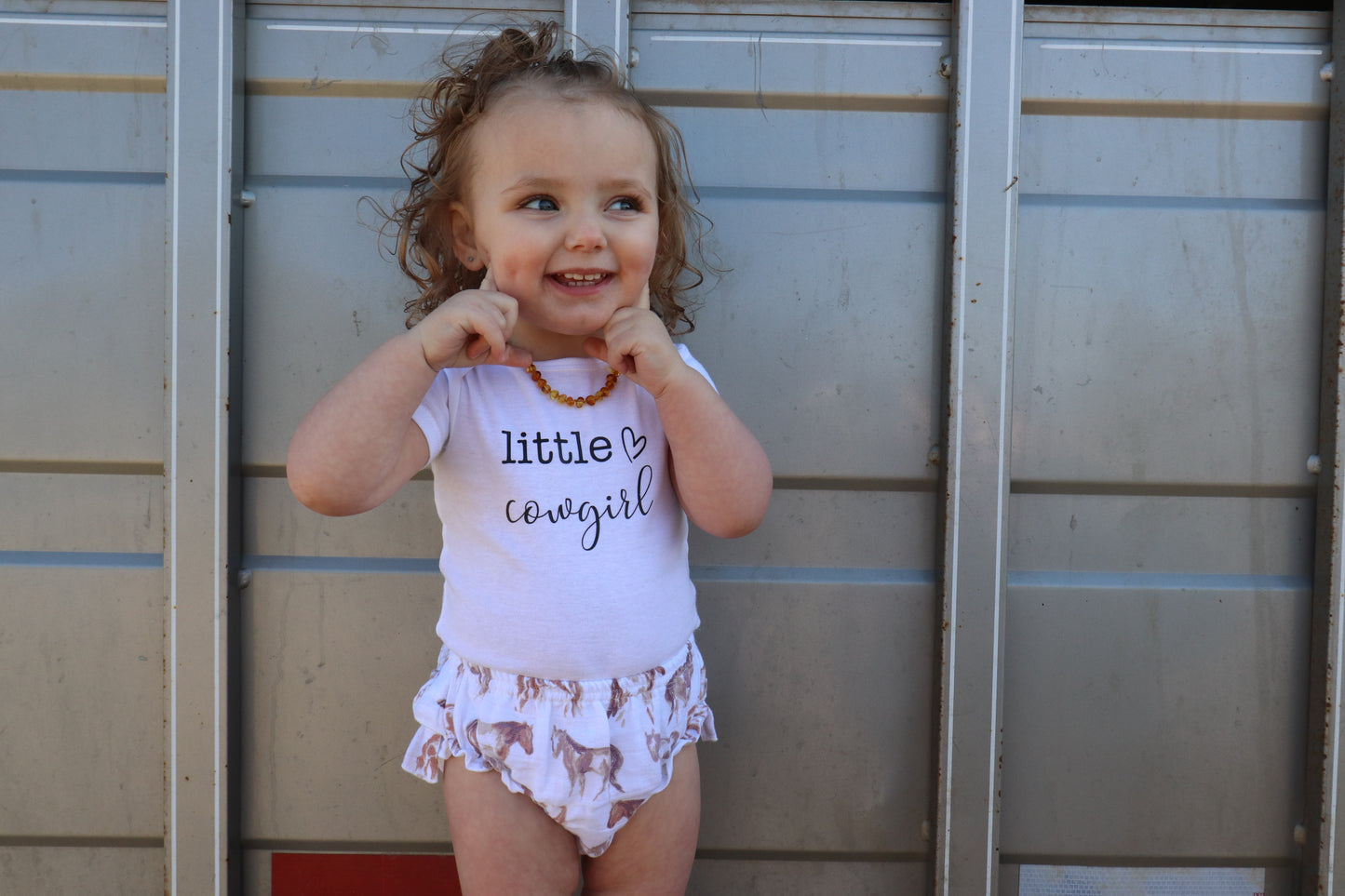 Little Cowgirl Western Baby Bodysuit